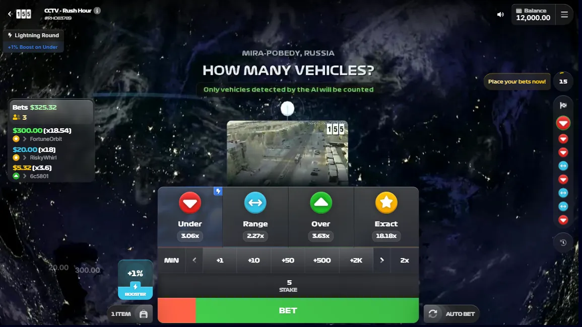 Weersinvloed op het verkeerspatroon — zichtbaar op de camera Weersinvloed op het verkeerspatroon — zichtbaar op de camera